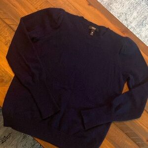 Aqua Midnight Blue Crew Neck Sweater